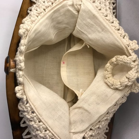 Vintage Macrame Handbag - Picture 2 of 5